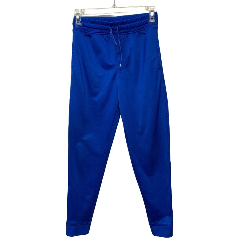 Energy Zone Boys Jogger Pants Sz Large Blue Drawstring Sweat Pants Elastic Waist
